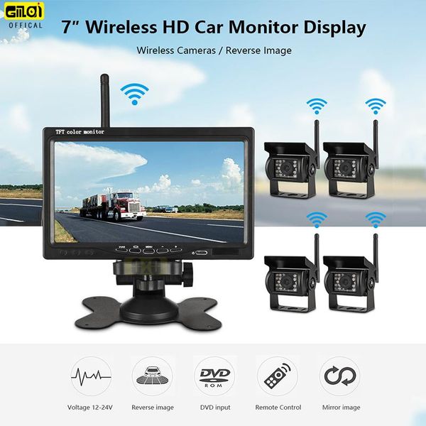 inch car monitor rear view wireless camera for reverse truck bus rv van lorry night vision backup lens 1x 2x 4x cameras& parking sensors
inch car monitor rear view wireless camera for reverse truck bus rv van lorry night vision backup lens 1x 2x 4x cameras& parking sensors