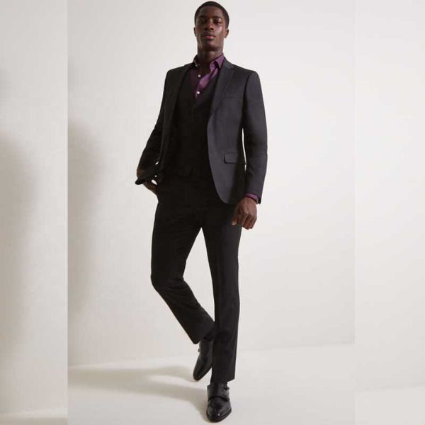 men's suits & blazers suit 3-piece single-breasted formal dress wedding groom jacket + pants vest blazer, White;black
men's suits & blazers suit 3-piece single-breasted formal dress wedding groom jacket + pants vest blazer, White;black