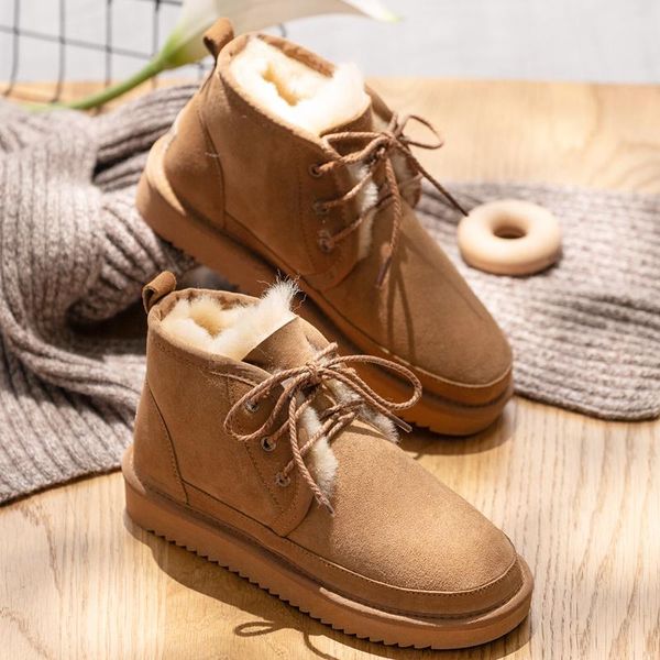 authentic sheepskin leather ladies snow boots 100% natural fur warm wool winter, Black
authentic sheepskin leather ladies snow boots 100% natural fur warm wool winter, Black