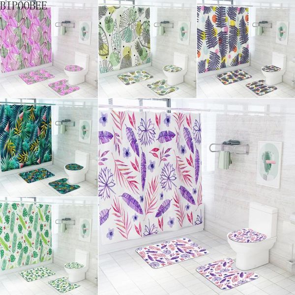 plant leaf frabic shower curtains bathroom curtain palm leaves pattern bath mat pedestal non-slip carpet flannel toilet cover
plant leaf frabic shower curtains bathroom curtain palm leaves pattern bath mat pedestal non-slip carpet flannel toilet cover