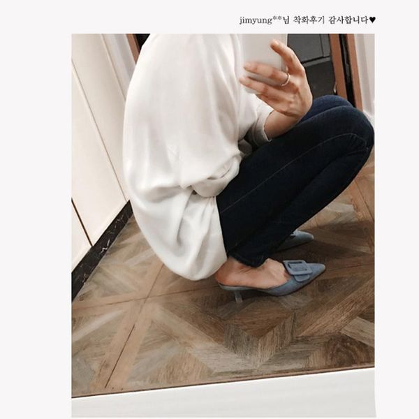 baotou half slippers female wear 2021 summer wild pointed thin with lazy high heel square buckle sandals an, Black
baotou half slippers female wear 2021 summer wild pointed thin with lazy high heel square buckle sandals an, Black