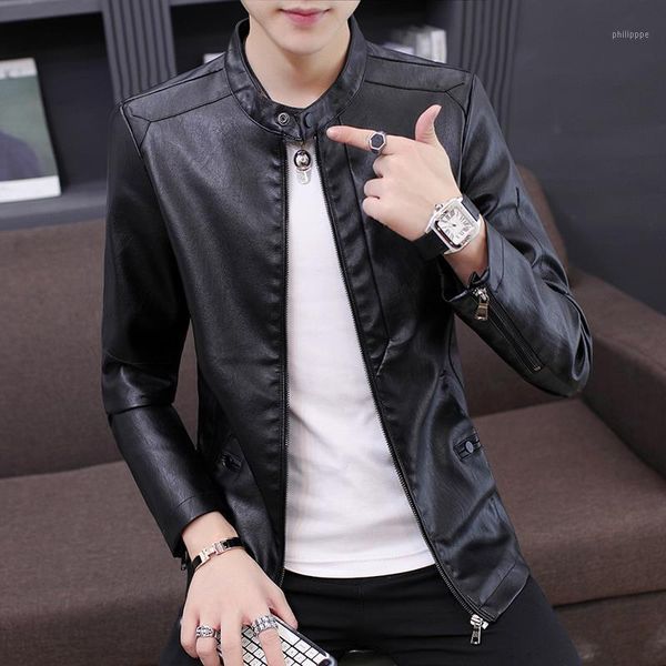 men's jackets qiu dong leather and fleece thickening han edition handsome coat collar locomotive suit pure color man, Black;brown
men's jackets qiu dong leather and fleece thickening han edition handsome coat collar locomotive suit pure color man, Black;brown