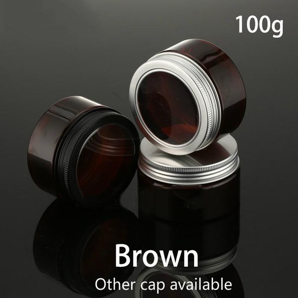 10pcs brown 100g empty plastic jar refillable cosmetic lotion cream bottle spice candy packaging travel container 3.5oz 100ml storage bottle
10pcs brown 100g empty plastic jar refillable cosmetic lotion cream bottle spice candy packaging travel container 3.5oz 100ml storage bottle