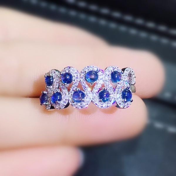 cluster rings natural real blue sapphire ring per jewelry 925 sterling silver 3*3mm 0.15ct *9pcs gemstone fine j2113013, Golden;silver
cluster rings natural real blue sapphire ring per jewelry 925 sterling silver 3*3mm 0.15ct *9pcs gemstone fine j2113013, Golden;silver