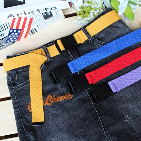 belts fashion black canvas belt for casual multi-color waist with plastic buckle harajuku solid color long femme, Black;brown
belts fashion black canvas belt for casual multi-color waist with plastic buckle harajuku solid color long femme, Black;brown