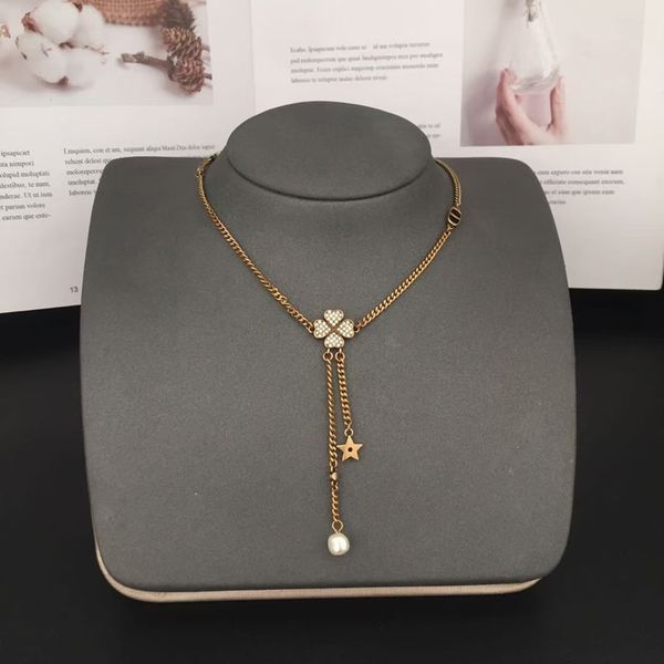 70% off family 2021 new brass clover necklace fashion simple make old fashion bracelet, Silver
70% off family 2021 new brass clover necklace fashion simple make old fashion bracelet, Silver