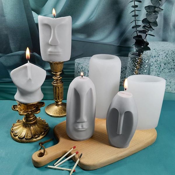craft tools abstract creative model of human face handmade scented candle home decoration plaster wax silicone mold
craft tools abstract creative model of human face handmade scented candle home decoration plaster wax silicone mold