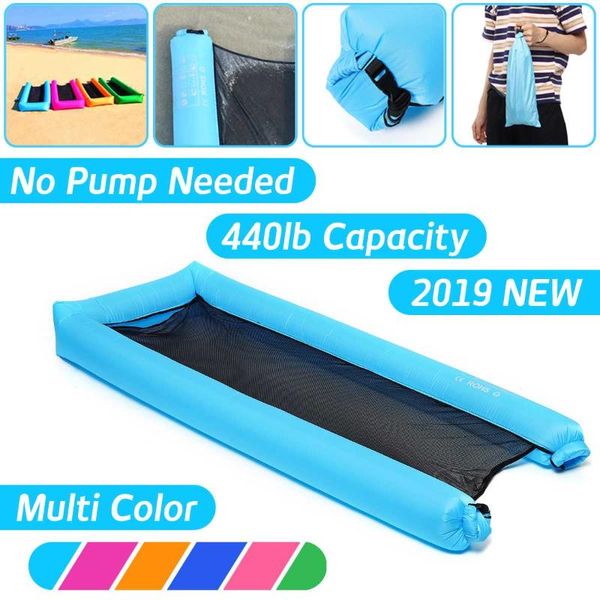 water hammock in air mattress swimming pool beach lounger floating sleeping cushion foldable inflatable bed chair floats & tubes
water hammock in air mattress swimming pool beach lounger floating sleeping cushion foldable inflatable bed chair floats & tubes