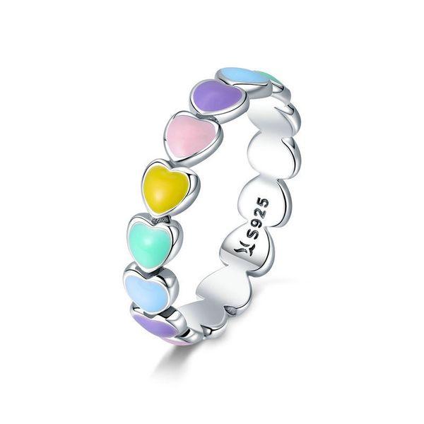 bamoer authentic 925 sterling silver stackable rainbow heart finger rings for women wedding engagement ring jewelry anel 1781 v2
bamoer authentic 925 sterling silver stackable rainbow heart finger rings for women wedding engagement ring jewelry anel 1781 v2