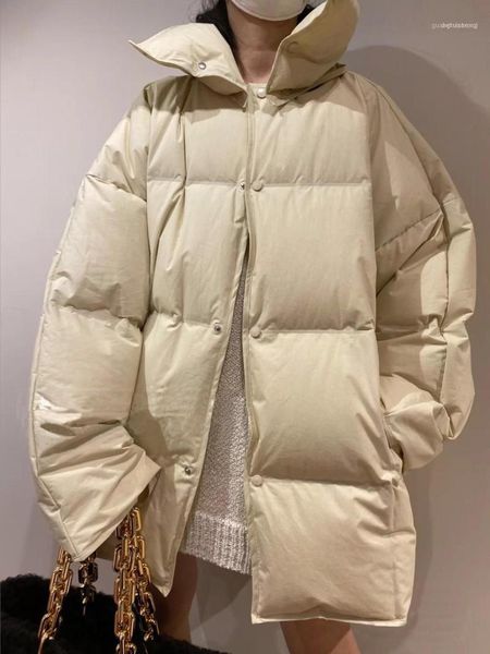 winter white duck down jacket women single breasted coat female thick warm long parkas oversize puffer outerwear1, Black
winter white duck down jacket women single breasted coat female thick warm long parkas oversize puffer outerwear1, Black
