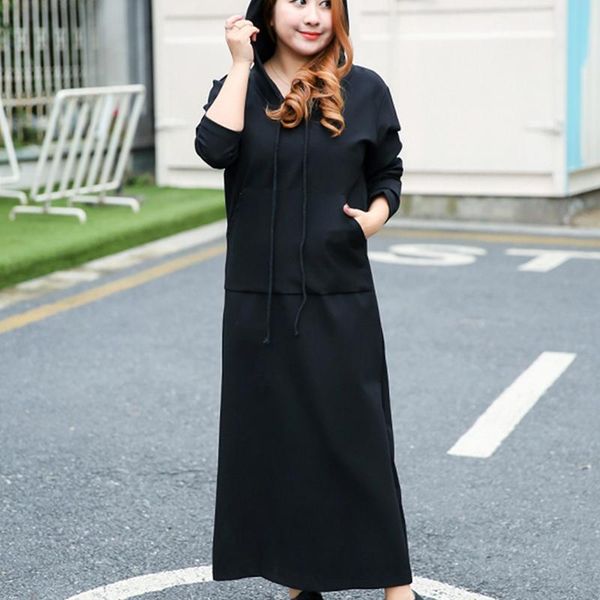 casual dresses xl-12xl autumn winter plus size long sweater dress women warm hooded 6xl 7xl large female loose hoodies, Black;gray
casual dresses xl-12xl autumn winter plus size long sweater dress women warm hooded 6xl 7xl large female loose hoodies, Black;gray