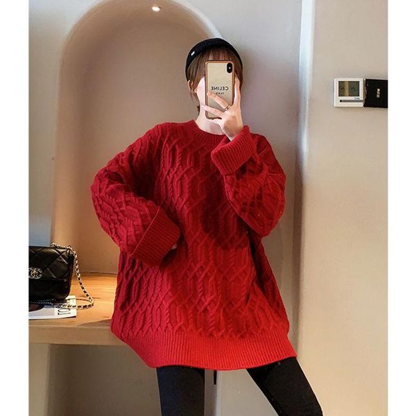 women's sweaters orange twist sweater lazy wind autumn and winter korean version of loose think knitted bottoming shirt tide, White;black
women's sweaters orange twist sweater lazy wind autumn and winter korean version of loose think knitted bottoming shirt tide, White;black