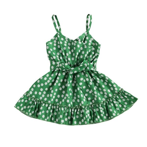 citgeesummer 1-6y kids baby girls dress sleeveless floral print ruffles stylish green color clothes girl's dresses, Red;yellow
citgeesummer 1-6y kids baby girls dress sleeveless floral print ruffles stylish green color clothes girl's dresses, Red;yellow