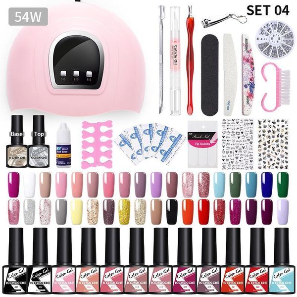 gel set led lamp nail dryer with 36pcs polish kit semi permanent soak off varnish manicure art tools kits1
gel set led lamp nail dryer with 36pcs polish kit semi permanent soak off varnish manicure art tools kits1