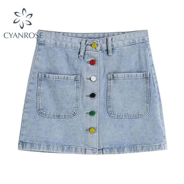 denim crop skirt women single breasted streetwear pocket party club korean y2k jean skirts high waist a line buttoms 210515, Black
denim crop skirt women single breasted streetwear pocket party club korean y2k jean skirts high waist a line buttoms 210515, Black