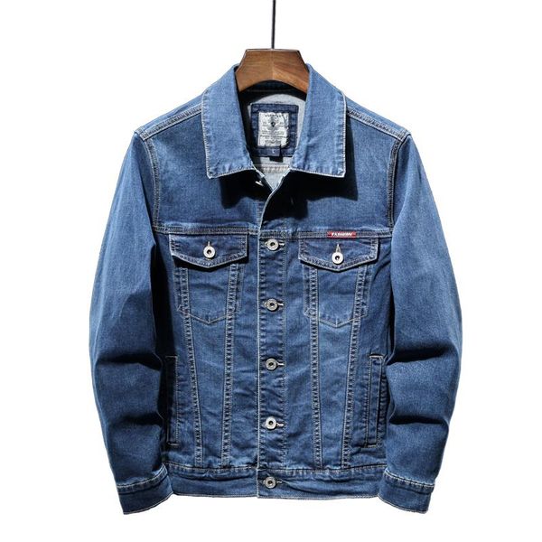 men's jackets 2021 spring autumn blue denim jacket fashion smart casual cotton elasticity scratches jeans coat male brand clothes,6012, Black;brown
men's jackets 2021 spring autumn blue denim jacket fashion smart casual cotton elasticity scratches jeans coat male brand clothes,6012, Black;brown