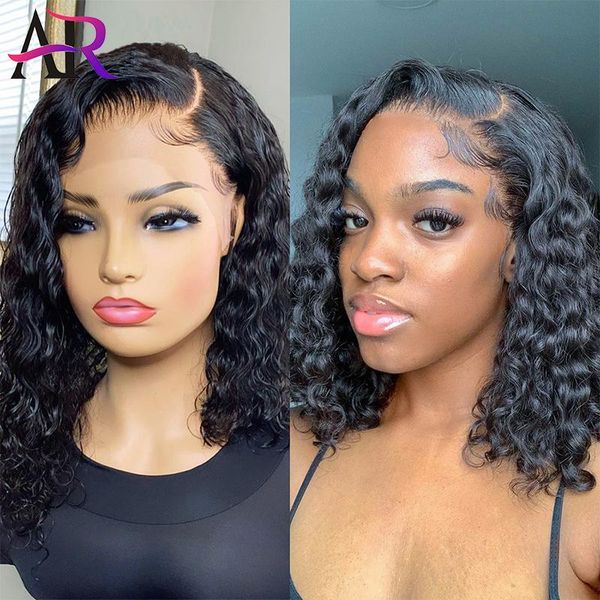lace wigs a&r short curly bob front human hair with baby brazilian 4x4 closure wig for women deep wave frontal, Black;brown
lace wigs a&r short curly bob front human hair with baby brazilian 4x4 closure wig for women deep wave frontal, Black;brown
