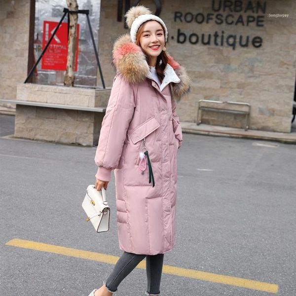 winter fashion brand big real raccoon fur duck down coat female zipper stitching was thin hooded longer warm parkas wq7061, Black
winter fashion brand big real raccoon fur duck down coat female zipper stitching was thin hooded longer warm parkas wq7061, Black