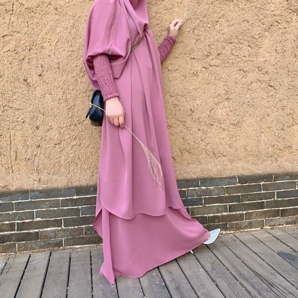 ethnic clothing prayer garment muslim women jilbab set 2 pcs hooded abaya with long skirt dubai saudi turkey islamic clothes khimar niqab bu, Red
ethnic clothing prayer garment muslim women jilbab set 2 pcs hooded abaya with long skirt dubai saudi turkey islamic clothes khimar niqab bu, Red