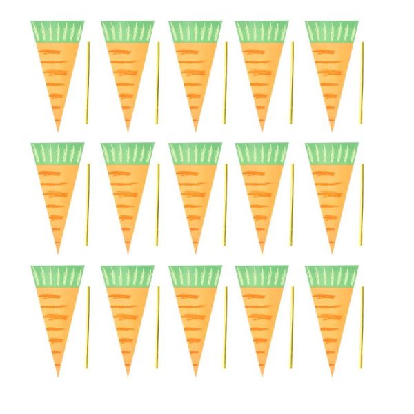 150pcs carrot cone shaped candy bag triangle treat bags cello gift favors packaging party supplies wrap
150pcs carrot cone shaped candy bag triangle treat bags cello gift favors packaging party supplies wrap