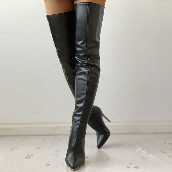 boots black over the knee women high heels shoes ladies thigh spring leather long female shoe plus size 43
boots black over the knee women high heels shoes ladies thigh spring leather long female shoe plus size 43