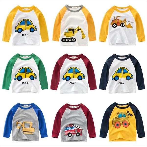 children t shirt long sleeves kids boys girls cotton baby car machine print cartoon clothing tee 2 8 years, Blue
children t shirt long sleeves kids boys girls cotton baby car machine print cartoon clothing tee 2 8 years, Blue