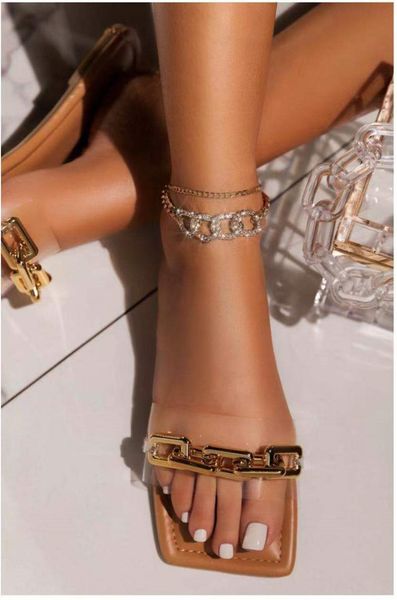 slippers women sandals gold chain shoes for woman causal square tor ladies flats slides female flip flops, Black
slippers women sandals gold chain shoes for woman causal square tor ladies flats slides female flip flops, Black