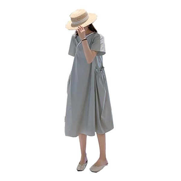 maternity dresses fashion pregnant clothes summer loose casual solid color sweet round neck ropa de embarazadas be50dr, White
maternity dresses fashion pregnant clothes summer loose casual solid color sweet round neck ropa de embarazadas be50dr, White