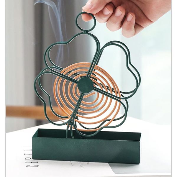 four-leaf shape nordic retro iron insect mosquito coil holder innovative home incense sandalwood repellent fragrance lamps
four-leaf shape nordic retro iron insect mosquito coil holder innovative home incense sandalwood repellent fragrance lamps