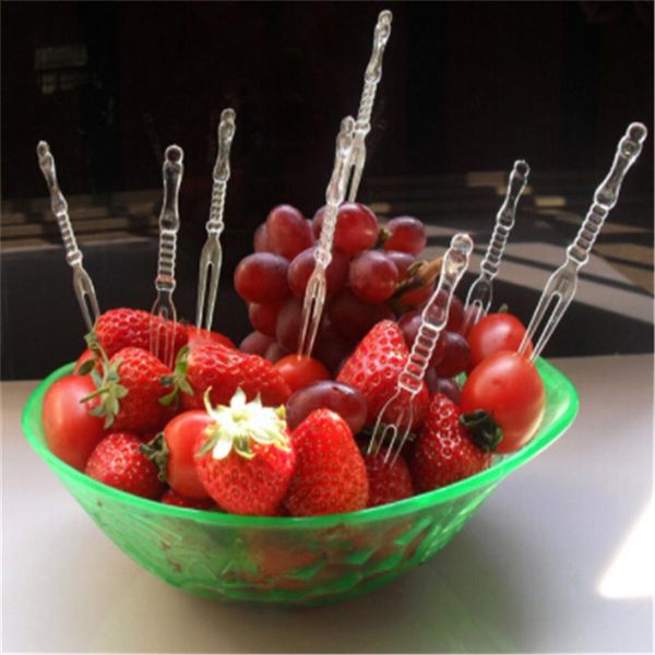 forks 80pcs mini clear transparent disposable home dining plastic cake fruit fork picks skewer set for party bbq sticks
forks 80pcs mini clear transparent disposable home dining plastic cake fruit fork picks skewer set for party bbq sticks