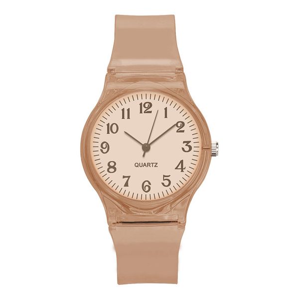 children's watch quartz watches jelly wristwatch for girl boy baby student sport transparent plastic colour nine, Slivery;brown
children's watch quartz watches jelly wristwatch for girl boy baby student sport transparent plastic colour nine, Slivery;brown