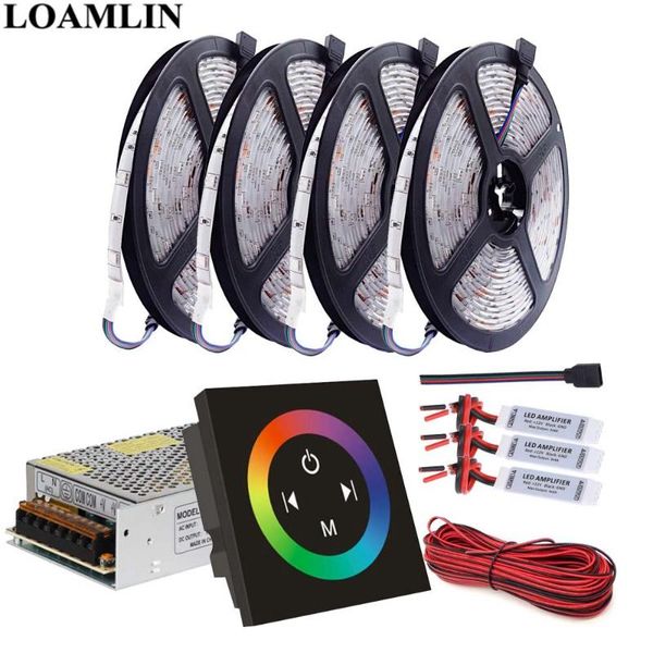 strips 5~20m rgb led strip light 30leds/m smd touch panel controller dc12v tranformer power supply kit
strips 5~20m rgb led strip light 30leds/m smd touch panel controller dc12v tranformer power supply kit