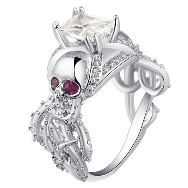 wedding rings trendy skeleton silver-color ring rock punk biker cubic zircon unqiue fashion jewelry bague gift wholesale, Slivery;golden
wedding rings trendy skeleton silver-color ring rock punk biker cubic zircon unqiue fashion jewelry bague gift wholesale, Slivery;golden