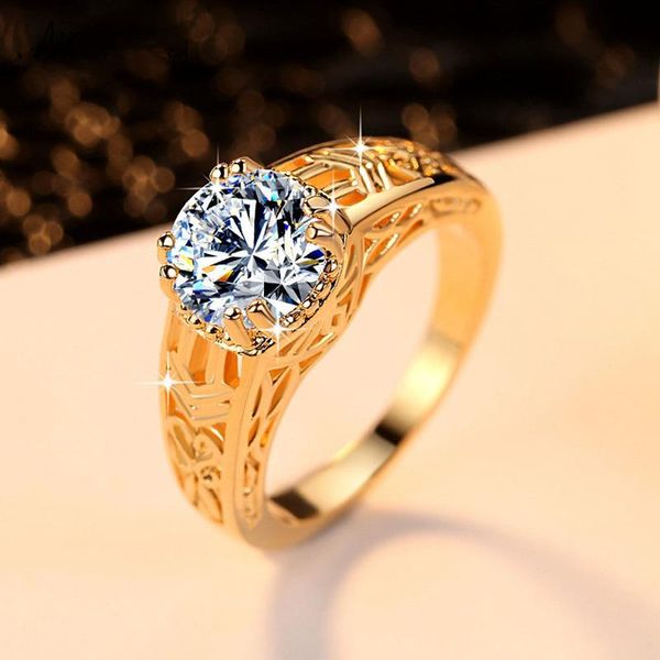 wedding rings round hollow ring fashion zircon gold ladies jewelry accessories birthday valentine's day gift, Slivery;golden
wedding rings round hollow ring fashion zircon gold ladies jewelry accessories birthday valentine's day gift, Slivery;golden