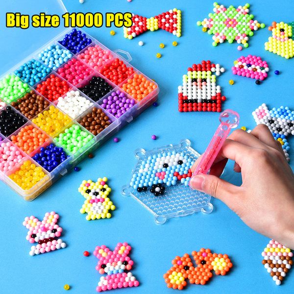 11000pcs 5mm refill hama beads puzzle aquabeads diy water spray beads set ball games 3d handmade magic toys for girls children
11000pcs 5mm refill hama beads puzzle aquabeads diy water spray beads set ball games 3d handmade magic toys for girls children