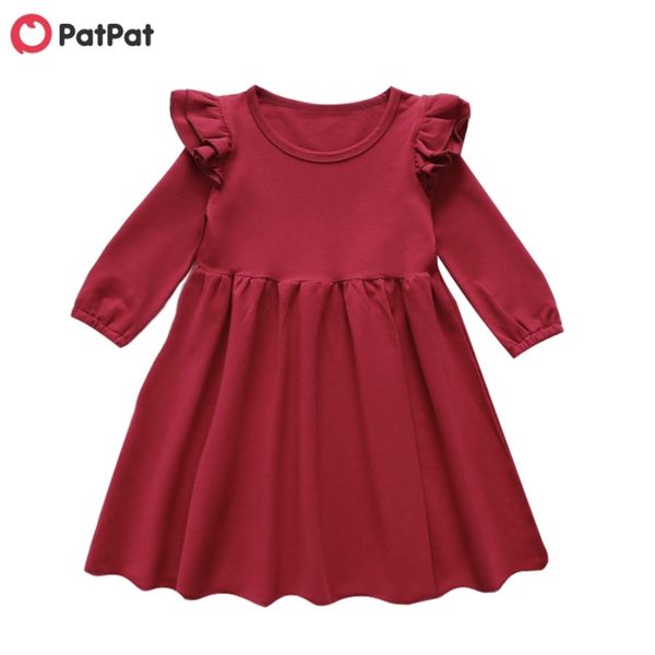 spring and autumn baby / toddler girl solid ruffled long-sleeve dress 210528, Red;yellow
spring and autumn baby / toddler girl solid ruffled long-sleeve dress 210528, Red;yellow