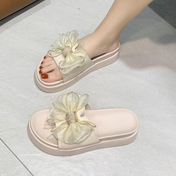 shoes woman 2021 med house slippers platform luxury slides butterfly-knot on a wedge pantofle designer flat soft rubber pu, Black
shoes woman 2021 med house slippers platform luxury slides butterfly-knot on a wedge pantofle designer flat soft rubber pu, Black