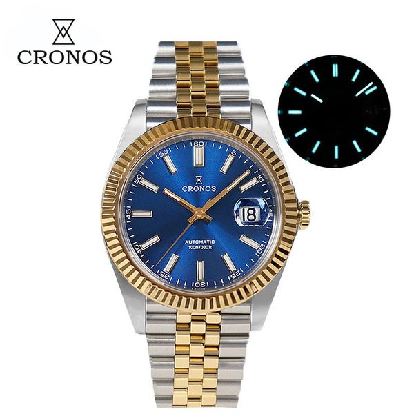 wristwatches cronos watch jubilee bracelet luxury pvd golden mechanical mens cyclops date retro dress watches for men automatic, Slivery;brown
wristwatches cronos watch jubilee bracelet luxury pvd golden mechanical mens cyclops date retro dress watches for men automatic, Slivery;brown