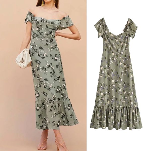 casual dresses 2021 fashion summer women's french retro flower print one-shoulder dress ladies slim chic banquet znk1, Black;gray
casual dresses 2021 fashion summer women's french retro flower print one-shoulder dress ladies slim chic banquet znk1, Black;gray