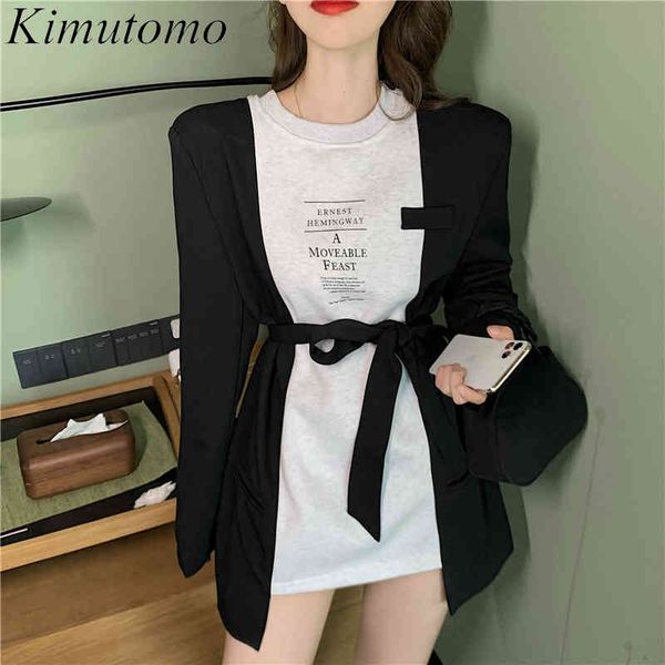 kimutomo patchwork sweatshirt women spring autumn letter print female o-neck pockets with belt pullovers casual 210521, Black
kimutomo patchwork sweatshirt women spring autumn letter print female o-neck pockets with belt pullovers casual 210521, Black