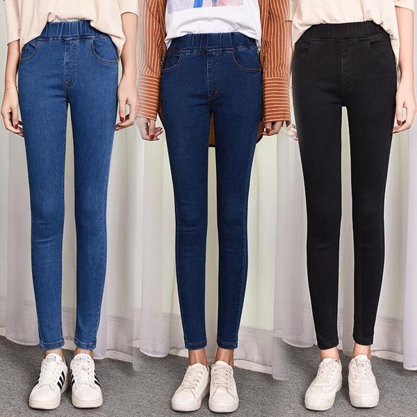 women's jeans 2021 vintage plus size 4xl 5xl mid elastic waist stretch ankle length mom for women skinny pants, Blue
women's jeans 2021 vintage plus size 4xl 5xl mid elastic waist stretch ankle length mom for women skinny pants, Blue