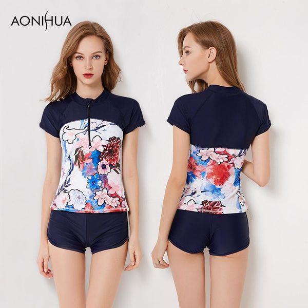 one-piece suits aonihua two piece sport swimsuits for women high waist shorts wetsuit large size diving bathing surf female 9085
one-piece suits aonihua two piece sport swimsuits for women high waist shorts wetsuit large size diving bathing surf female 9085