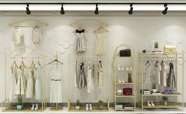 hangers & racks shop rack, gold wall landing combination of men and women's clothing store hanger nano-gold rack
hangers & racks shop rack, gold wall landing combination of men and women's clothing store hanger nano-gold rack