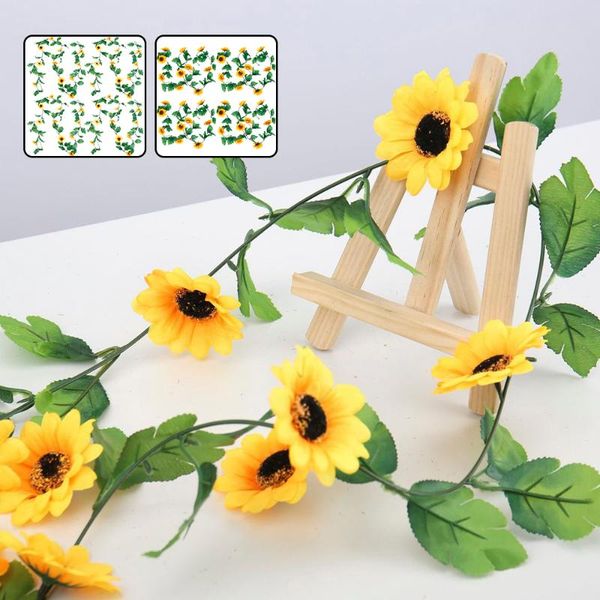 decorative flowers & wreaths 2.5m artificial sunflower wreath garland rattan fake flower ivy vine leaf hanging floral plant wedding home diy
decorative flowers & wreaths 2.5m artificial sunflower wreath garland rattan fake flower ivy vine leaf hanging floral plant wedding home diy