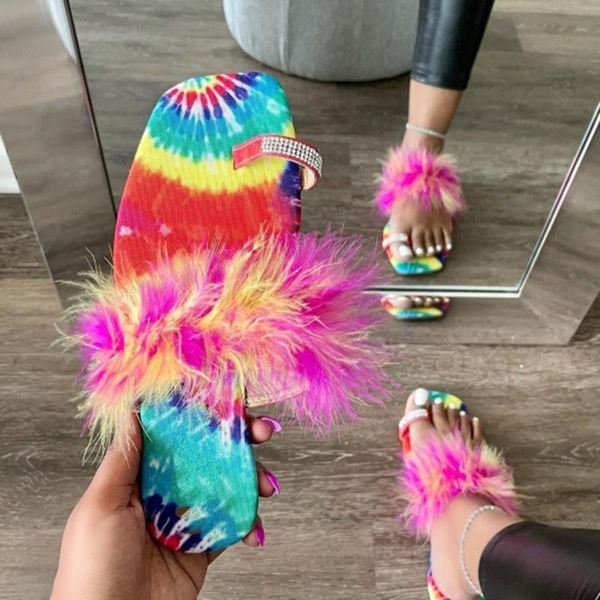 sandals fashion women shoes furry bling rhinestone toe ser ring slipper fur flats sandal square ladies slides, Black
sandals fashion women shoes furry bling rhinestone toe ser ring slipper fur flats sandal square ladies slides, Black