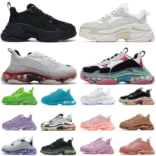 17fw pairs triple s clear sole men women casual shoes 2022 fashion crystal bottom all white black green pink yellow rainbow sports outdoor o
17fw pairs triple s clear sole men women casual shoes 2022 fashion crystal bottom all white black green pink yellow rainbow sports outdoor o