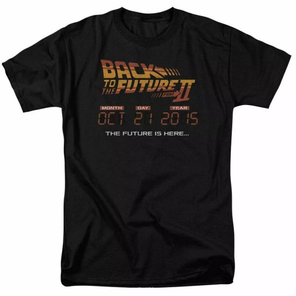 back to the future future is here t shirt mens licensed retro movie tee black, White;black
back to the future future is here t shirt mens licensed retro movie tee black, White;black