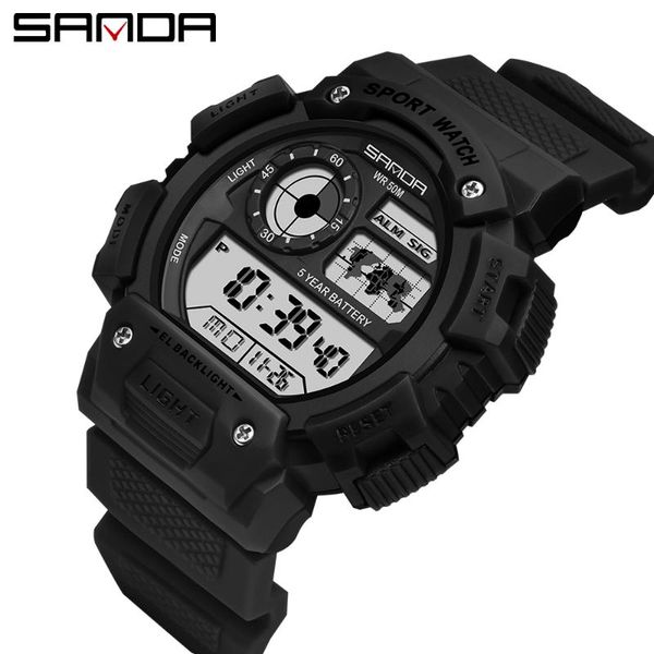fashion sanda brand 2021 mens watches sport military watch multifunction waterproof led digital for men clock relogios masculino wristwatche, Slivery;brown
fashion sanda brand 2021 mens watches sport military watch multifunction waterproof led digital for men clock relogios masculino wristwatche, Slivery;brown