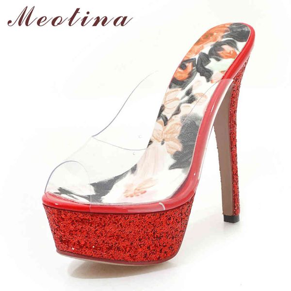 summer shoes women slides transparent platform thin heel glitter extreme high party slippers sandals red 3 43 210517, Black
summer shoes women slides transparent platform thin heel glitter extreme high party slippers sandals red 3 43 210517, Black