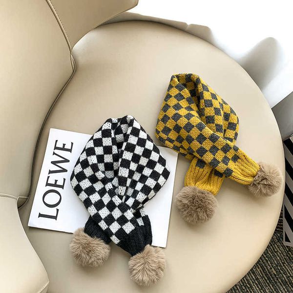 scarves winter checkerboard lattice wool ball warm imitation cashmere baby scarf for boys and girls fork bib, Blue;gray
scarves winter checkerboard lattice wool ball warm imitation cashmere baby scarf for boys and girls fork bib, Blue;gray